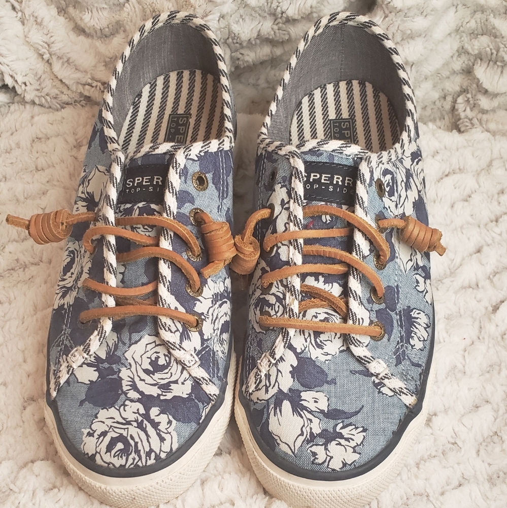 Floral  Sperry's Topsider
